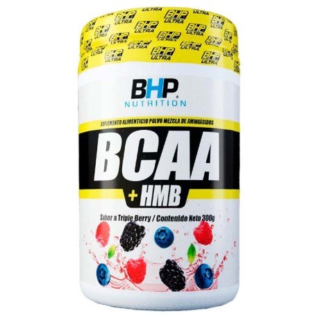 BHP Bcaa + HMB Ultra Polvo Triple Berry 30 serv