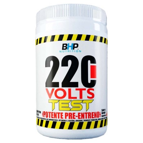 BHP 220 Volts TEST Ultra Pre-entreno Naranja Mandarina 30 serv