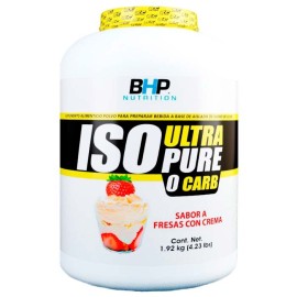 BHP ISO Ultra Pure Cero Carbs Fresas con Crema 4.2 lbs