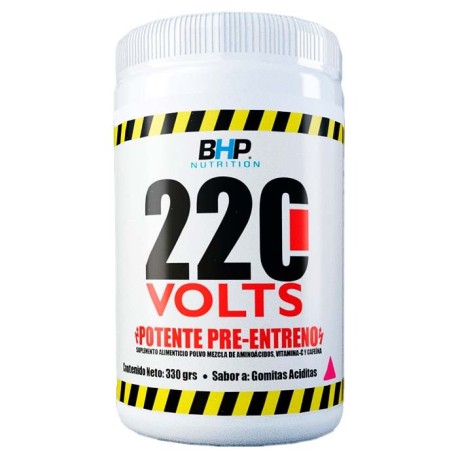 BHP 220 Volts Ultra Pre-entreno Gomitas Aciditas 30 serv