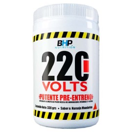 BHP 220 Volts Ultra Pre-entreno Naranja Mandarina 30 serv