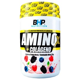 BHP Amino X + Colageno Ultra Triple Berry 25 serv